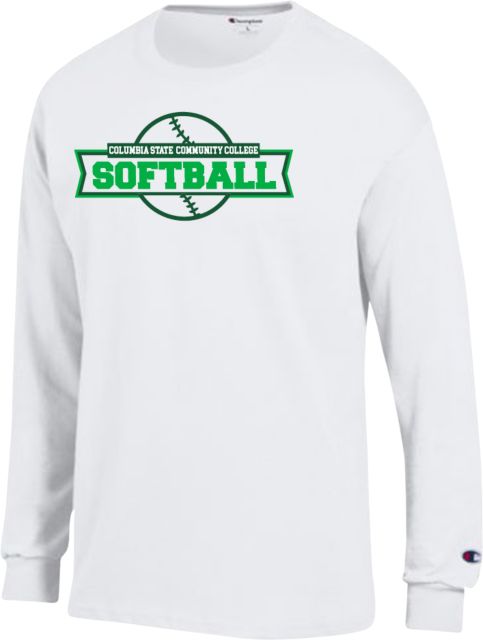 Columbia State CC Champion Long Sleeve T Shirt Chargers Softball - ONLINE ONLY