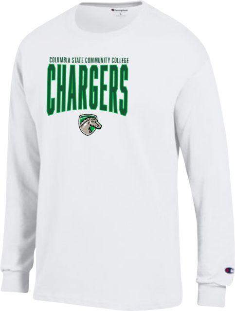 Columbia State CC Champion Long Sleeve T Shirt Columbia state community college Chargers - ONLINE ONLY